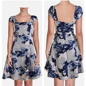 BCBGeneration fit & flare floral dress